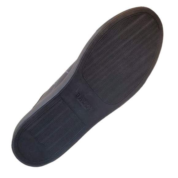 Bally Mens Casual Shoes Bieny water-resistant Sneakers 12D Black White - Picture 4 of 7